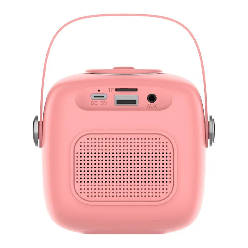 Altavoz Bluetooth Universal Música 6W COOL Mini Karaoke + 1 Micrófono Rosa - PixelPlaza