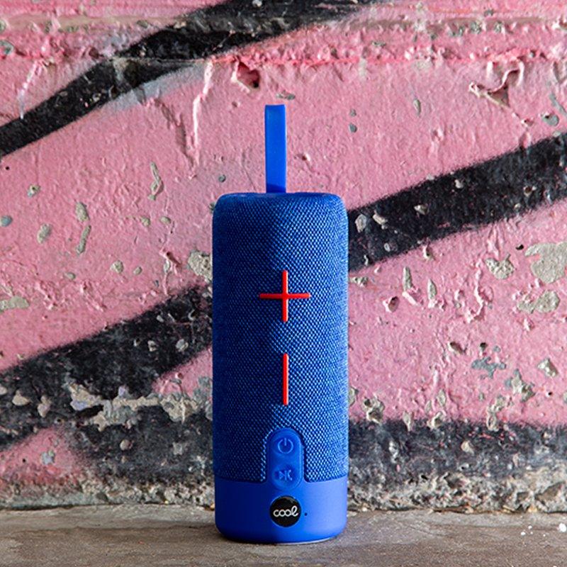 Altavoz Música Universal Bluetooth COOL 10W Bass Azul - PixelPlaza