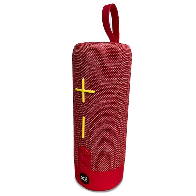 Altavoz Música Universal Bluetooth COOL 10W Bass Rojo - PixelPlaza