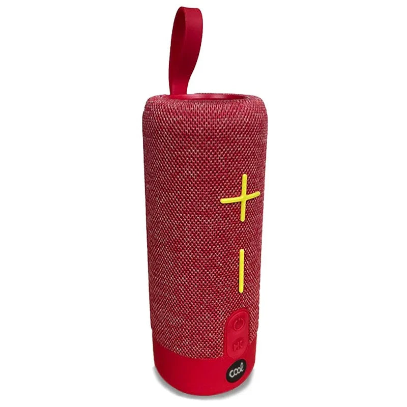 Altavoz Música Universal Bluetooth COOL 10W Bass Rojo - PixelPlaza