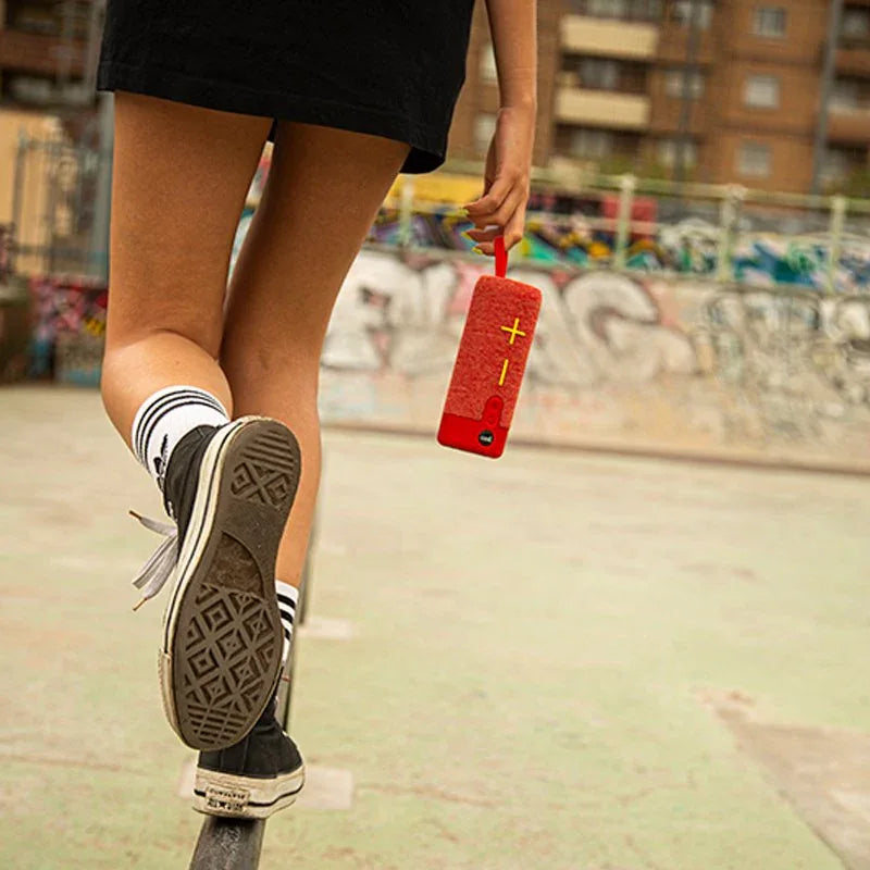 Altavoz Música Universal Bluetooth COOL 10W Bass Rojo - PixelPlaza