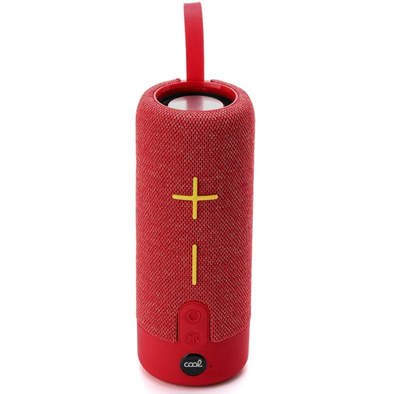 Altavoz Música Universal Bluetooth COOL 10W Bass Rojo - PixelPlaza