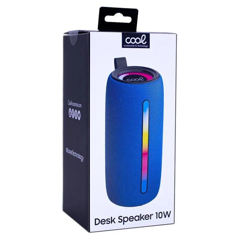 Altavoz Música Universal Bluetooth COOL Desk 10W Azul - PixelPlaza