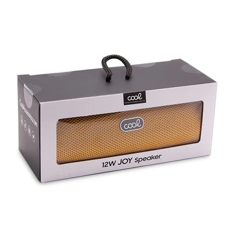 Altavoz Música Universal Bluetooth COOL Joy Mostaza (12W) - PixelPlaza