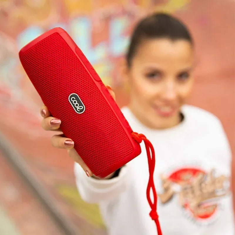 Altavoz Música Universal Bluetooth COOL Joy Rojo (12W) - PixelPlaza