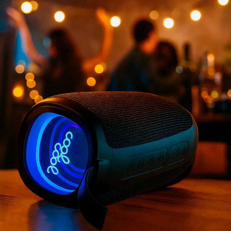 Altavoz Música Universal Bluetooth Marca COOL Beat (16W) Negro - PixelPlaza