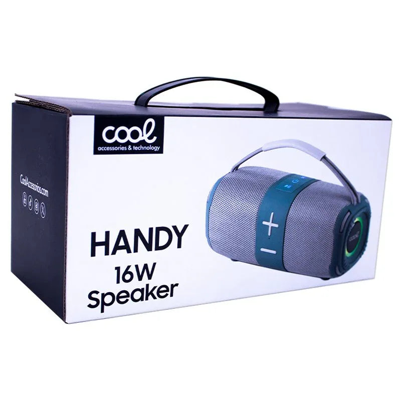 Altavoz Música Universal Bluetooth Marca COOL Handy (16W) Gris - PixelPlaza