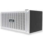 Altavoz Música Universal Bluetooth Marca COOL Retro (20W) Madera Negro Frontal Plata - PixelPlaza