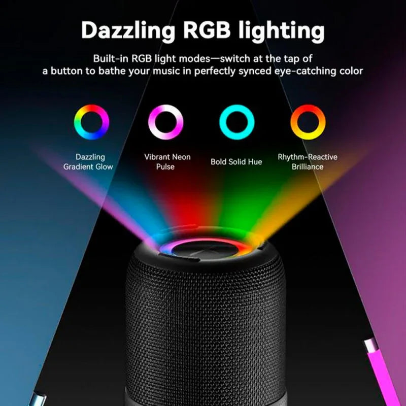 Altavoz Música Universal Bluetooth Marca COOL Soft (20W) Negro - PixelPlaza