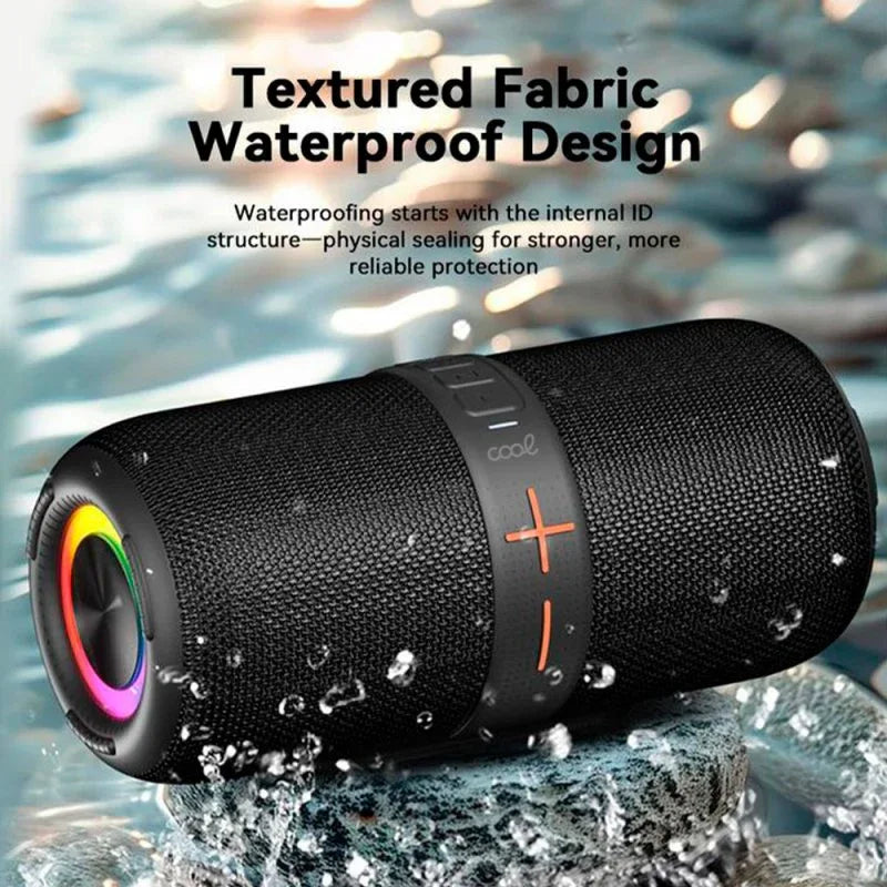Altavoz Música Universal Bluetooth Marca COOL Soft (20W) Negro - PixelPlaza
