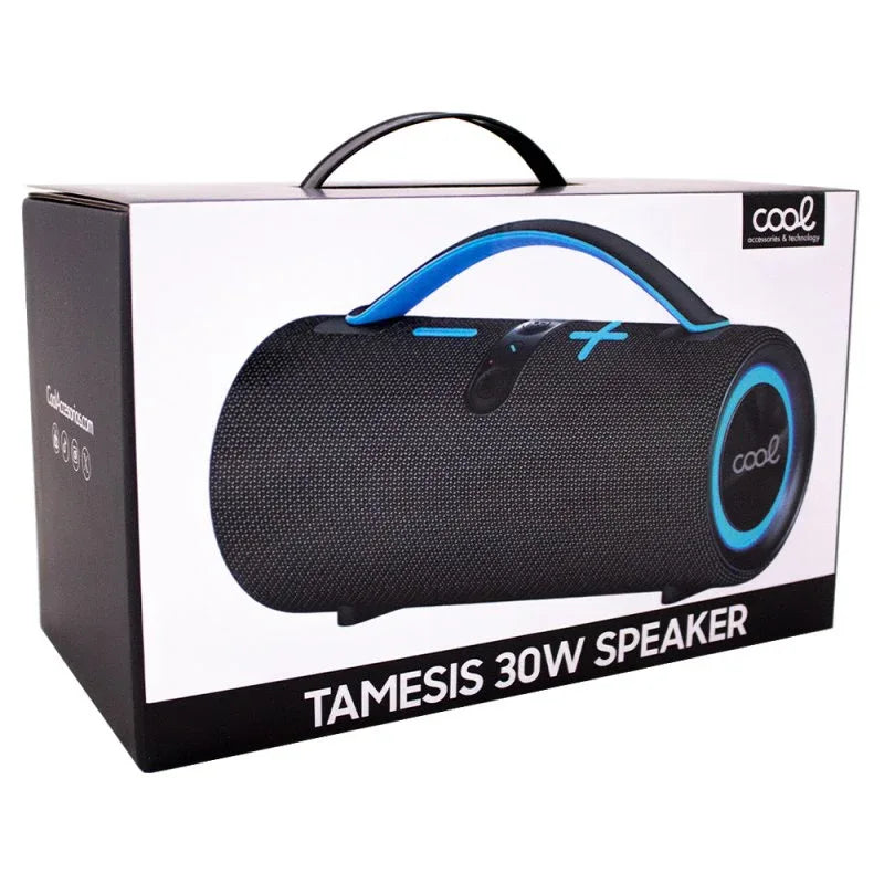 Altavoz Música Universal Bluetooth Marca COOL Tamesis (30W) Negro - PixelPlaza