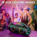 Altavoz Música Universal Bluetooth Marca COOL Unique (30W) Negro - PixelPlaza