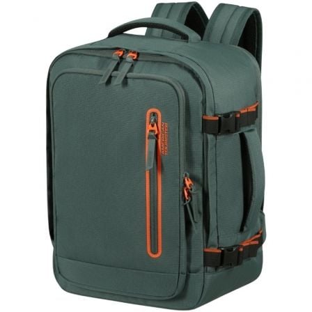 Mochila American Tourister Take2cabin S/M para Portátiles hasta 15.6"/ 26.5L/ Verde Oscuro