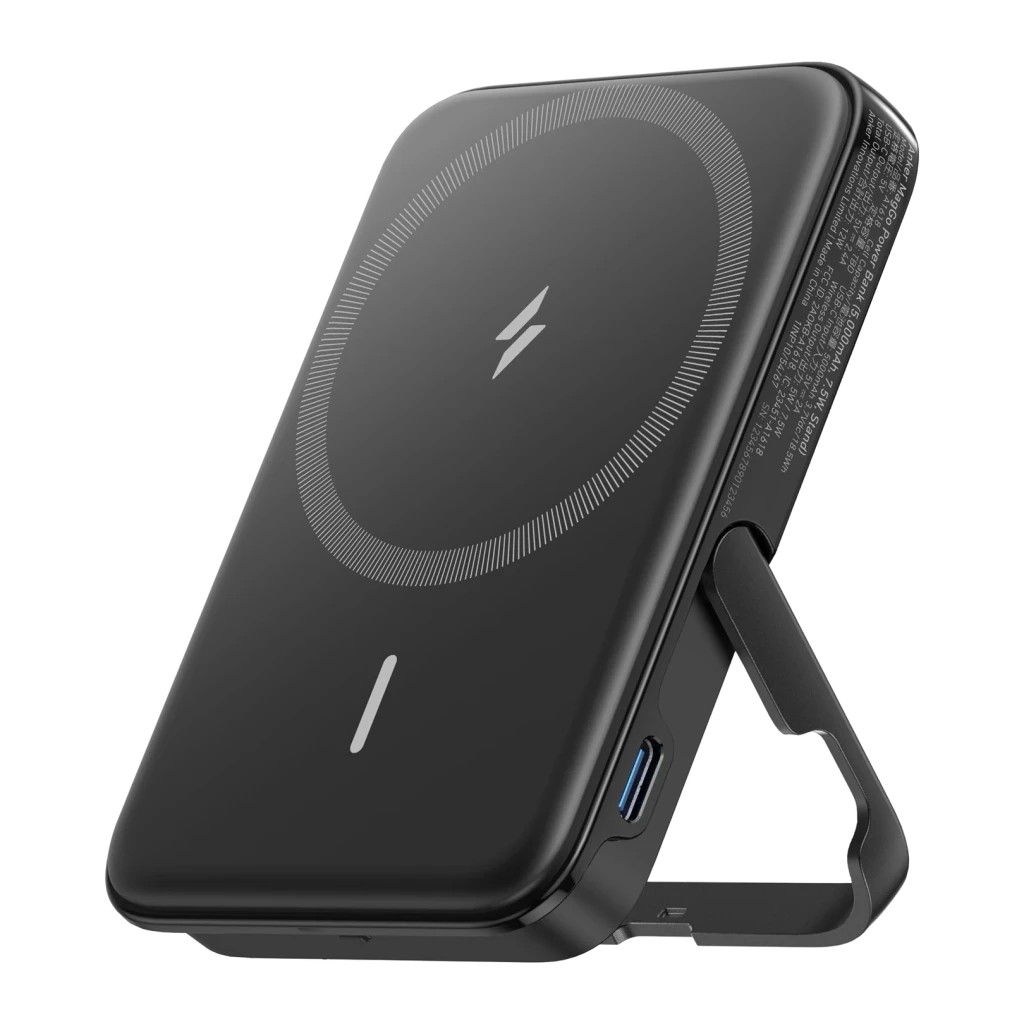 Power Bank Anker 322 MagGo 5000mAh Negro MagSafe 7,5W 12W USB-C