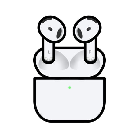Auriculares Bluetooth Apple Airpods 5/ Estuche de Carga Inalambrica