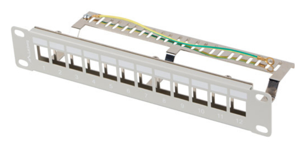 Lanberg PPKS-9212-S panel de parcheo 1U