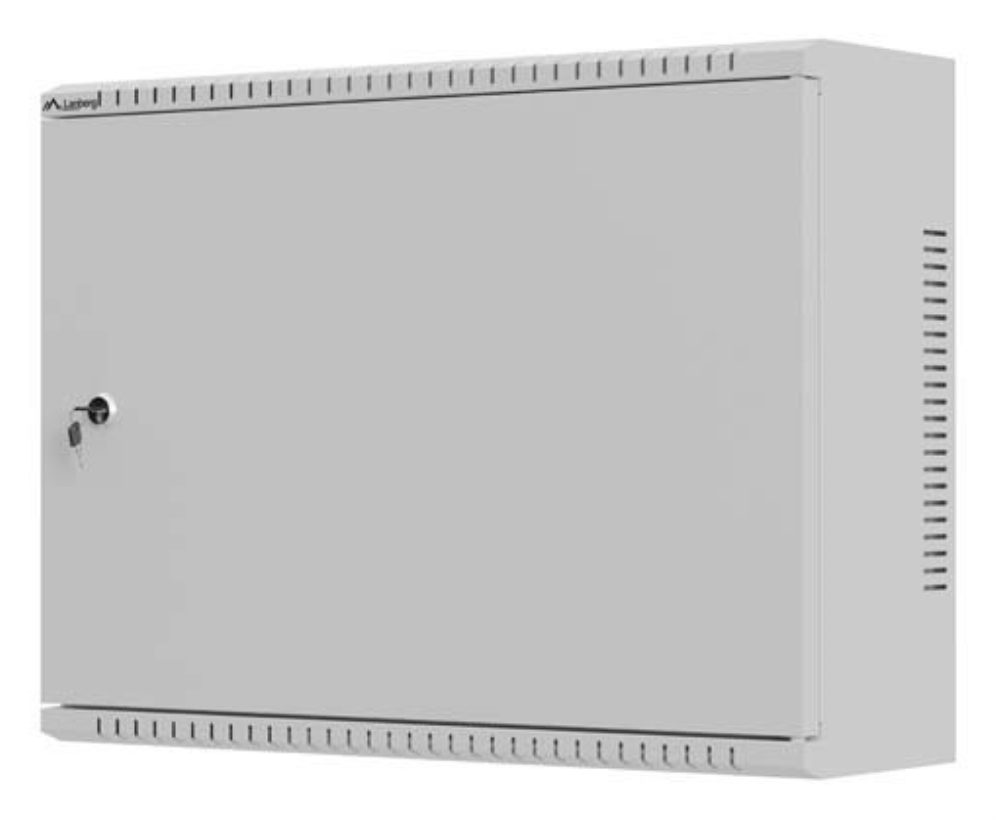 Lanberg WAT1-5618-00S armario rack 2U Bastidor de pared Gris