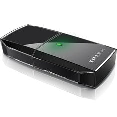 Adaptador USB 2.0 dual band WiFi ac600 2.4 ghz y 5ghz tp - link negro