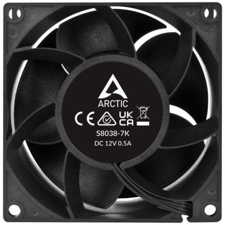 Pack de 4 Ventiladores Arctic S8038-7K/ 8cm