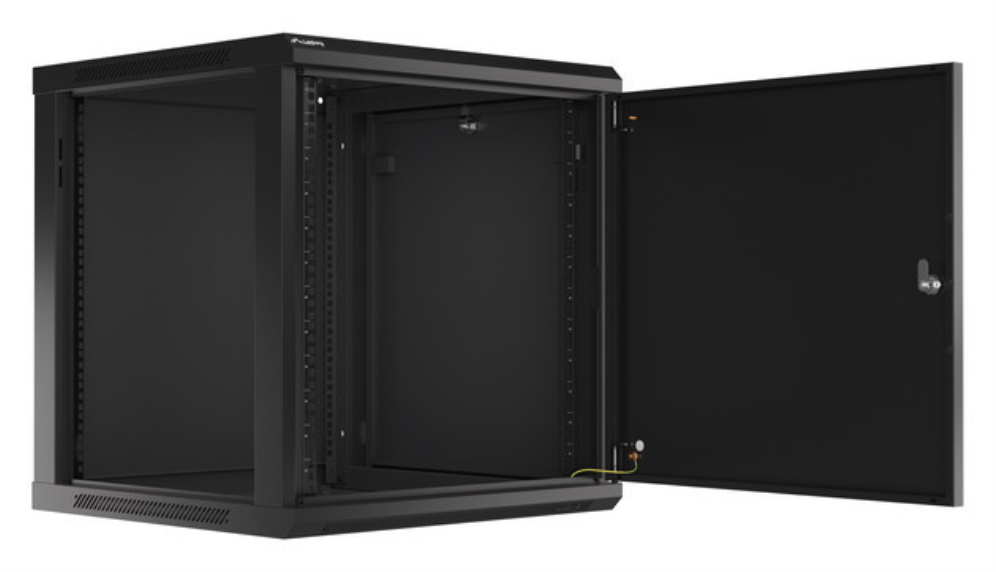 Armario Lanberg mural rack 19 pulgadas 12u · 600x600 negro