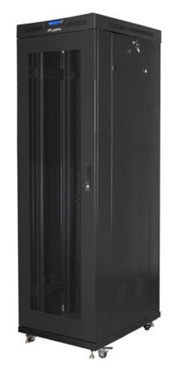 Armario lanberg 19 pulgadas 42u 600x1000 negro
