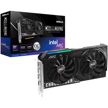 Tarjeta Gráfica Asrock Intel Arc B570 Challenger 10GB OC/ 10GB GDDR6