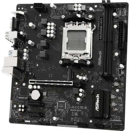 Placa Base Asrock A620AM-HVS/ DDR5/ PCIe 4.0/ Socket AM5/ Micro ATX