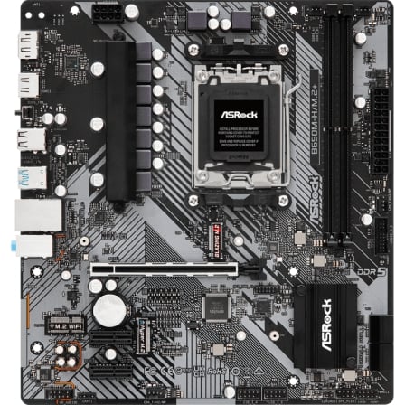 Placa Base Asrock B650M-H/M.2+/ DDR5/ PCIe 4.0/ Socket AM5/ Micro ATX