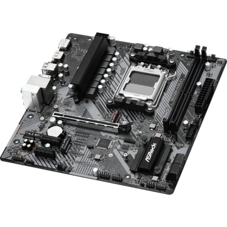 Placa Base Asrock B650M-H/M.2+/ DDR5/ PCIe 4.0/ Socket AM5/ Micro ATX