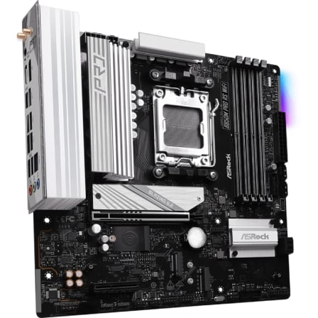 Placa Base Asrock B850M Pro RS WiFi/ DDR5/ PCIe 5.0/ Socket AM5/ Micro ATX