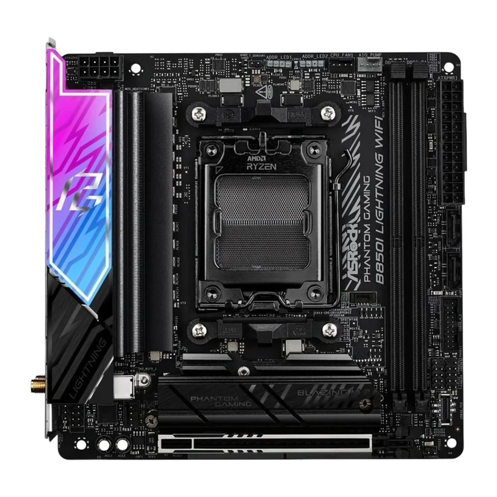 ASRock B850I Lightning WiFi B850 AM5 DDR5 Mini-ITX WiFi 6E Placa base
