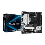 ASRock B550M Pro4 AMD B550 AM4 DDR4 Micro ATX 3 ranuras M.2 Placa base