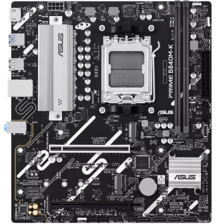 Placa Base ASUS Prime B840M-K Socket AM5/ DDR5/ PCIe 4.0/ Micro ATX