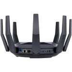 Router Inalámbrico ASUS RT-AX89X/ WiFi 6/ 6000Mbps/ 2.4GHz 5GHz/ 8 Antenas/ WiFi 802.11ax/ac/n/a/ - n/b/g