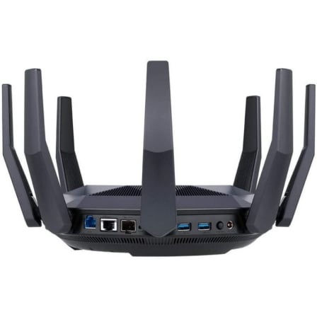 Router Inalámbrico ASUS RT-AX89X/ WiFi 6/ 6000Mbps/ 2.4GHz 5GHz/ 8 Antenas/ WiFi 802.11ax/ac/n/a/ - n/b/g