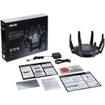 Router Inalámbrico ASUS RT-AX89X/ WiFi 6/ 6000Mbps/ 2.4GHz 5GHz/ 8 Antenas/ WiFi 802.11ax/ac/n/a/ - n/b/g
