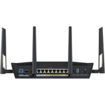 Router Inalámbrico ASUS RT-BE88U/ WiFi 7/ 7200Mbps/ 2.4GHz 5GHz/ 4 Antenas/ WiFi 802.11be/ax/ac/n/a/ - n/b/g