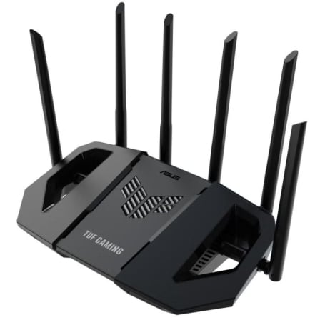 Router Inalámbrico 5G Móvil ASUS TUF Gaming BE6500/ WiFi 7/ 6500Mbps/ 2.4GHz 5GHz/ 6 Antenas/ WiFi 802.11be/ax/ac/n/a/ -