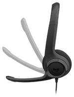 Logitech Auriculares con Cable H390 para PC/Portátil, Auriculares Estéreo con Micrófono con Supresión de Ruido, USB-C, C