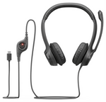 Logitech Auriculares con Cable H390 para PC/Portátil, Auriculares Estéreo con Micrófono con Supresión de Ruido, USB-C, C