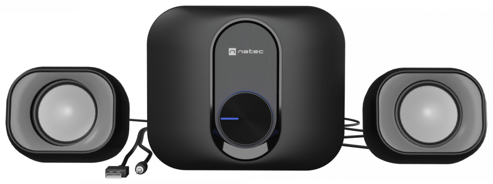 Natec NGL-2111 sistema de audio para el hogar Minicadena de música para uso doméstico 3 W Negro