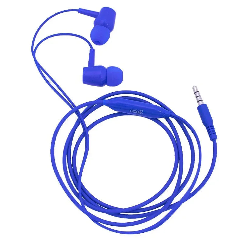 Auriculares 3,5 mm COOL Bear Stereo Con Micro Azul - PixelPlaza