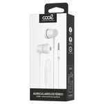 Auriculares 3,5 mm COOL Bear Stereo Con Micro Blanco - PixelPlaza