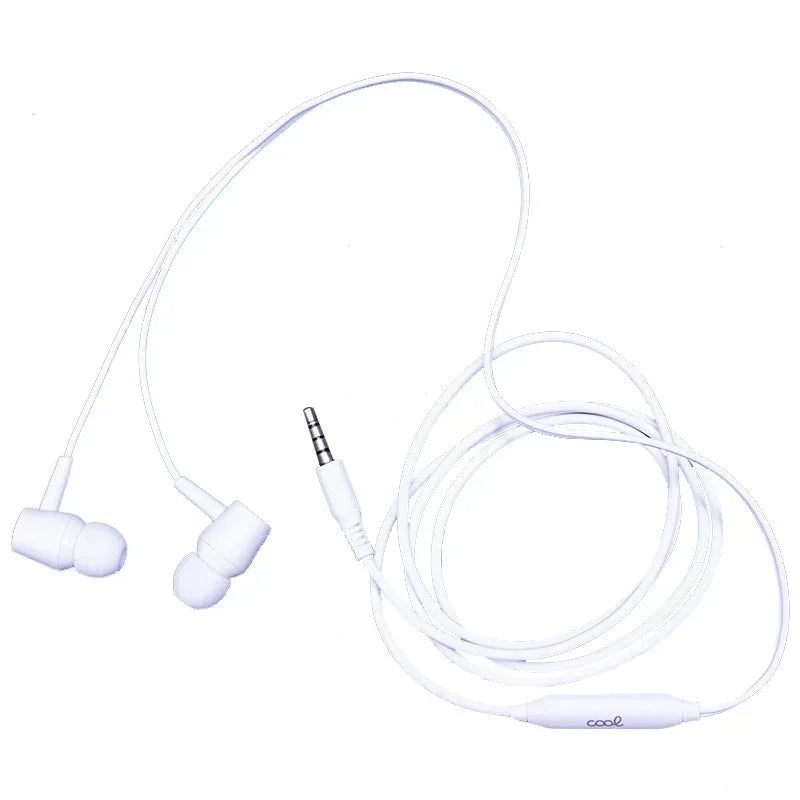 Auriculares 3,5 mm COOL Bear Stereo Con Micro Blanco - PixelPlaza