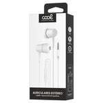 Auriculares 3,5 mm COOL Bear Stereo Con Micro Blanco - PixelPlaza