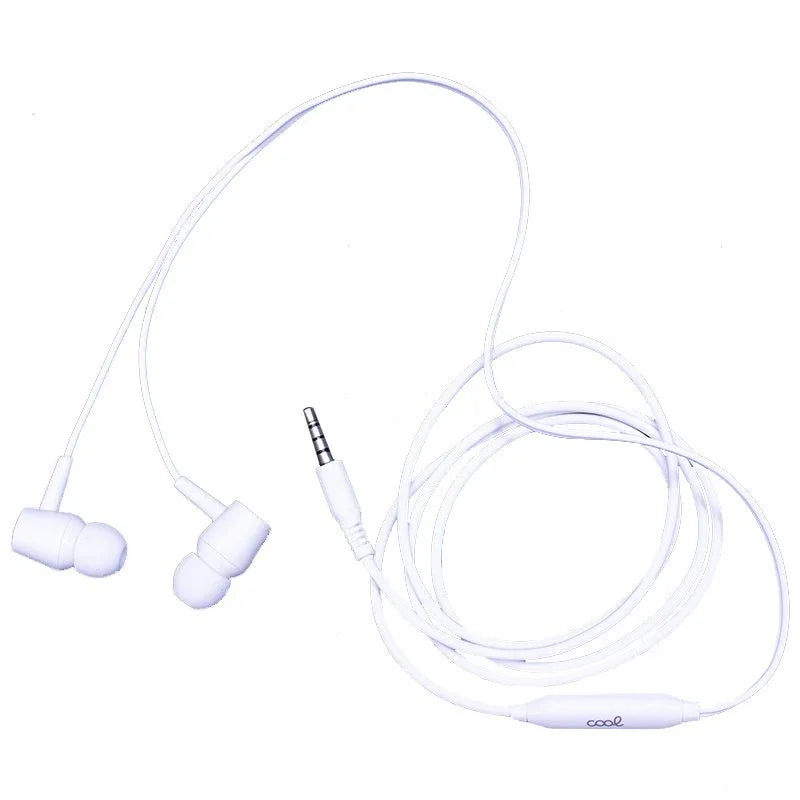 Auriculares 3,5 mm COOL Bear Stereo Con Micro Blanco - PixelPlaza