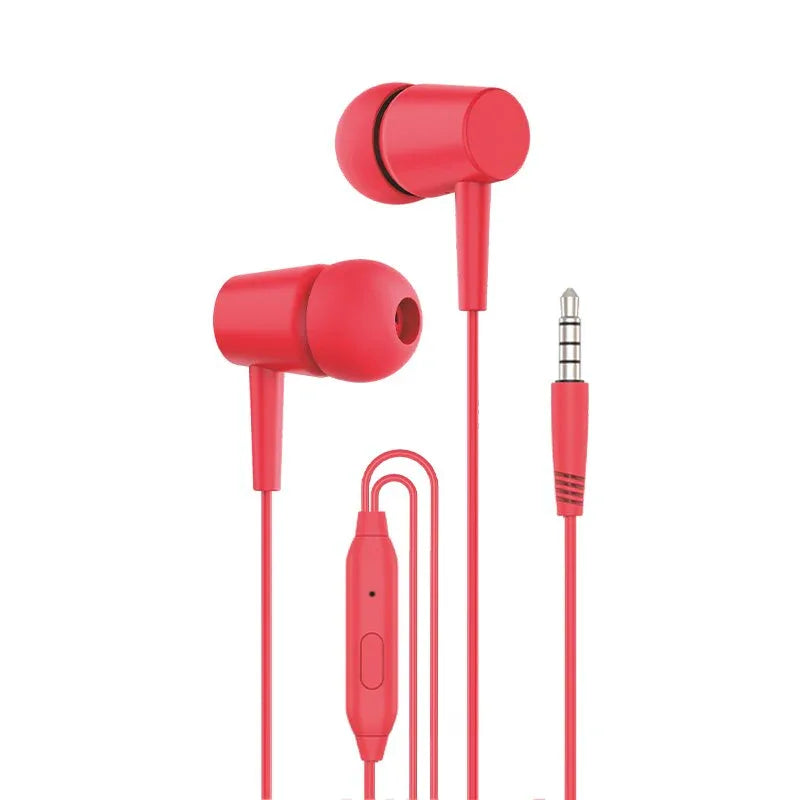 Auriculares 3,5 mm COOL Bear Stereo Con Micro Rojo - PixelPlaza