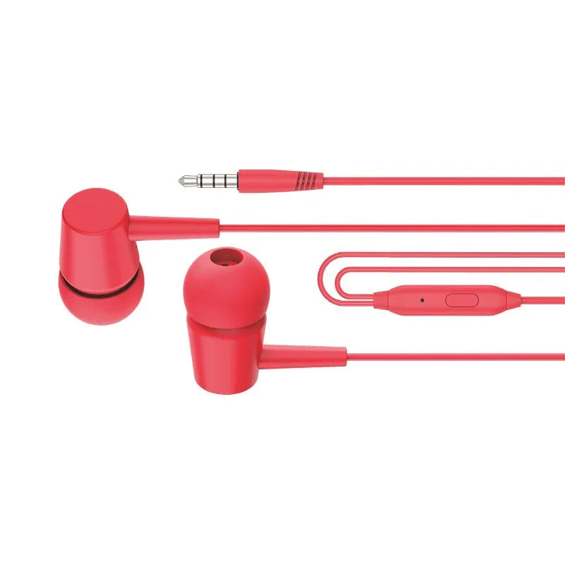 Auriculares 3,5 mm COOL Bear Stereo Con Micro Rojo - PixelPlaza