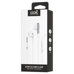 Auriculares 3,5 mm COOL Care Stereo Con Micro Blanco - PixelPlaza