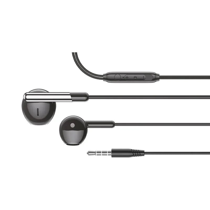 Auriculares 3,5 mm COOL Care Stereo Con Micro Negro - PixelPlaza